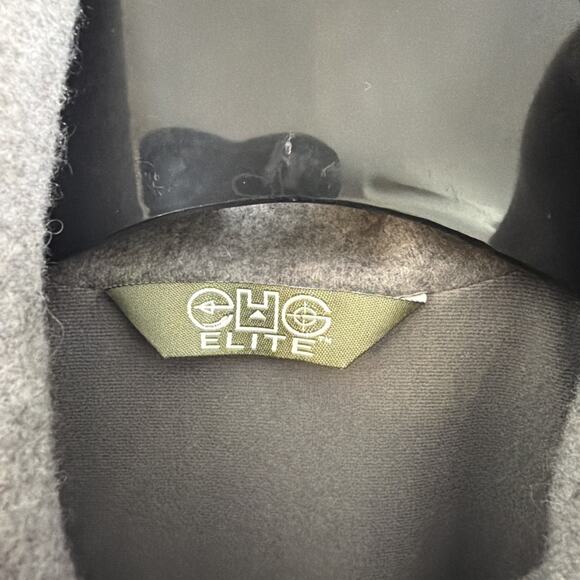 Mossy Oak EHG Elite Medium Full Zip Wool Blend Jacket Coat Mid Weight Outdoor - Picture 3 of 7